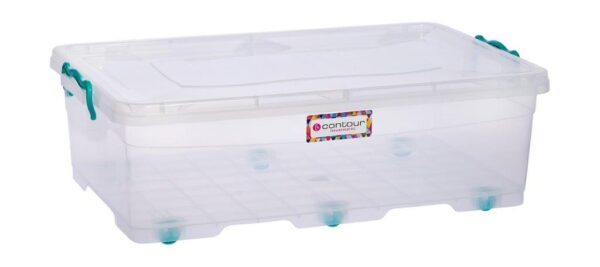 30L Clear Clip & Lock Storage Boxes