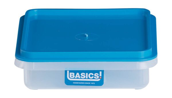 Basics Shallow Square Lunch Box 500mℓ