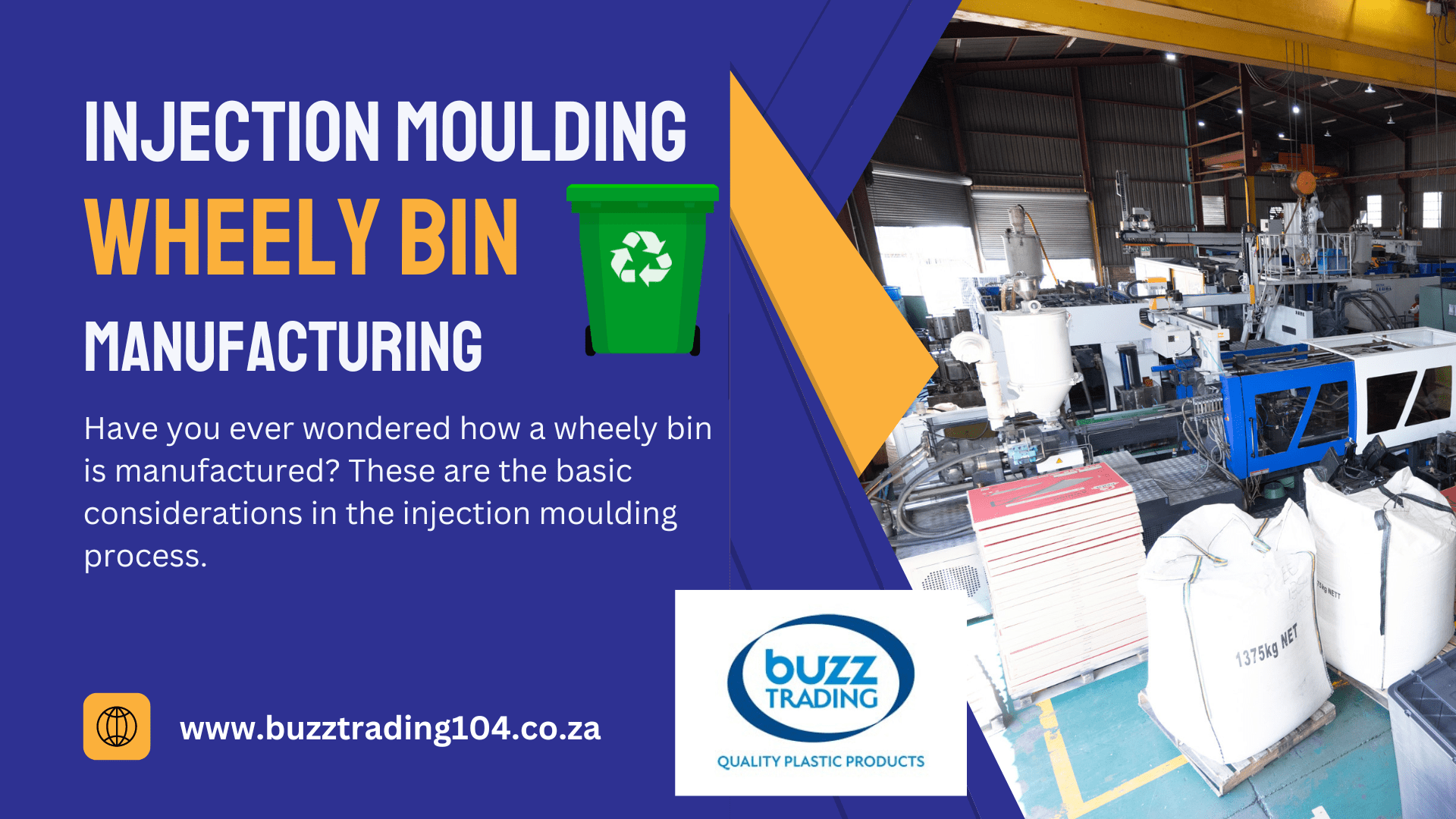 Wheely Bins - Plastic Injection Moulding