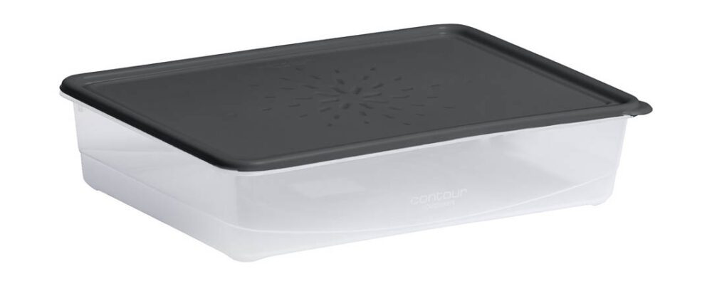 Contour 1.6L Rectangular Container & Lid - Buzz Trading 104