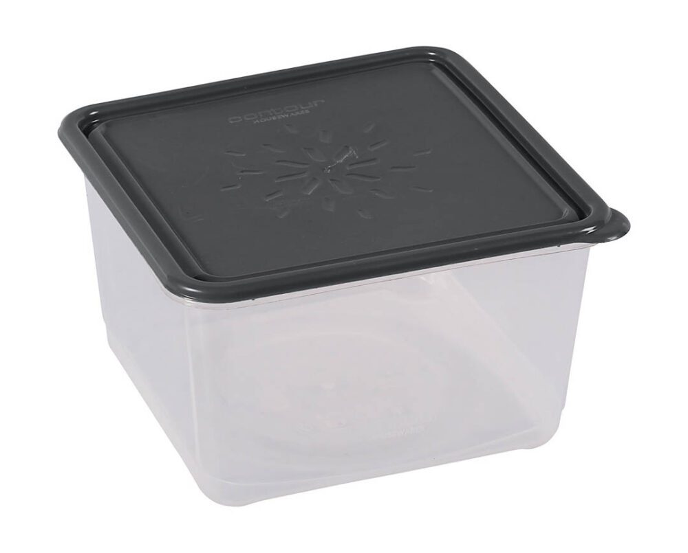 Contour 1.3L Square Container & Lid - Buzz Trading 104
